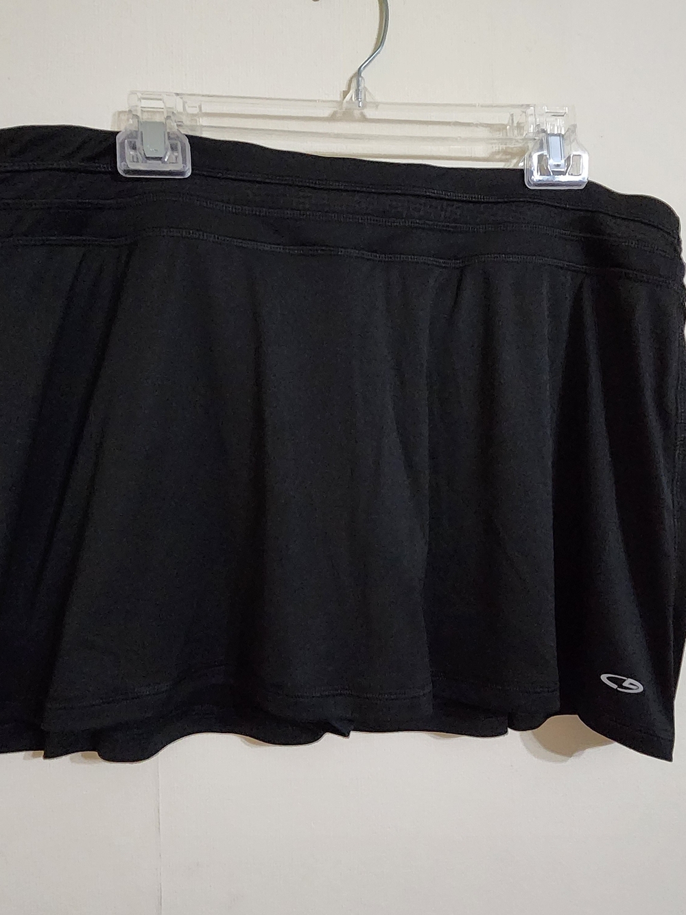 Champion Black Circle Skirt with Small Logo